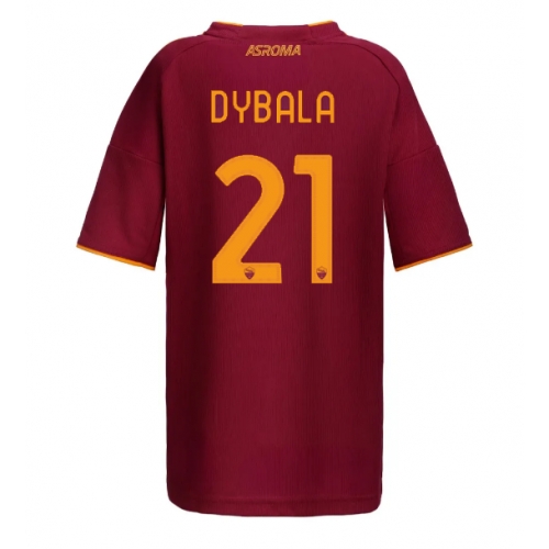 Billige Fotballdrakt AS Roma Paulo Dybala #21 Replika Hjemmedrakt Dame 2025-26 Kortermet Billige Fotballdrakt AS Roma Paulo Dybala #21 Replika Hjemmedrakt Dame 2025-26 Kortermet